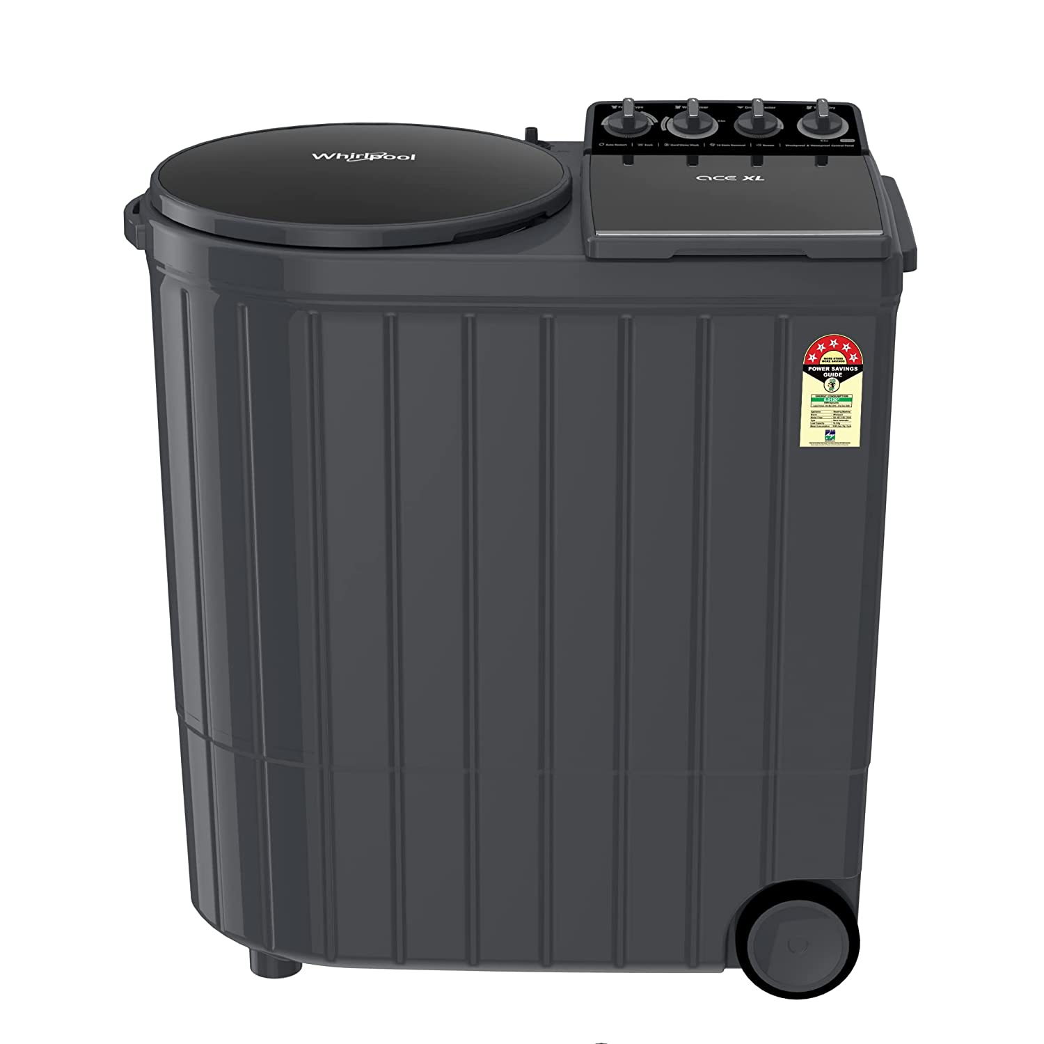 Whirlpool 11Kg Semi-Automatic Top Loading Washing Machine (Ace XL 11, Graphite Grey (10YR)