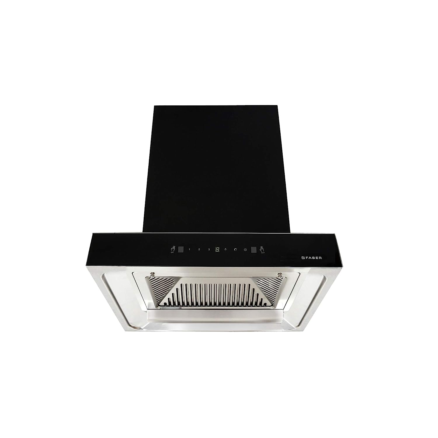 Faber 60 cm 1350 m3/hr Auto-Clean box-type Kitchen Chimney (HOOD JUPITER HC SC 60, Filterless technology, TC, BK)