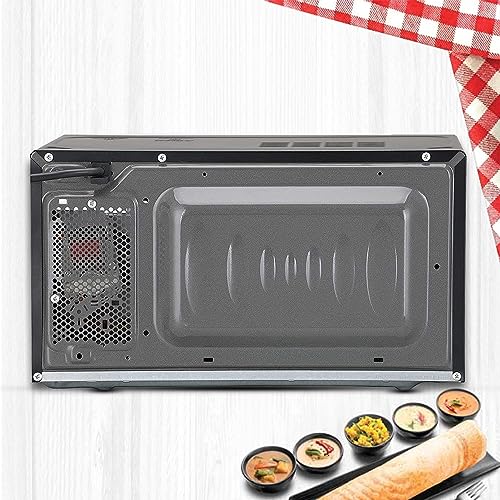 LG 20 L Solo Microwave Oven (MS2043BP, Black, With Health Plus Menu & Steam Clean)