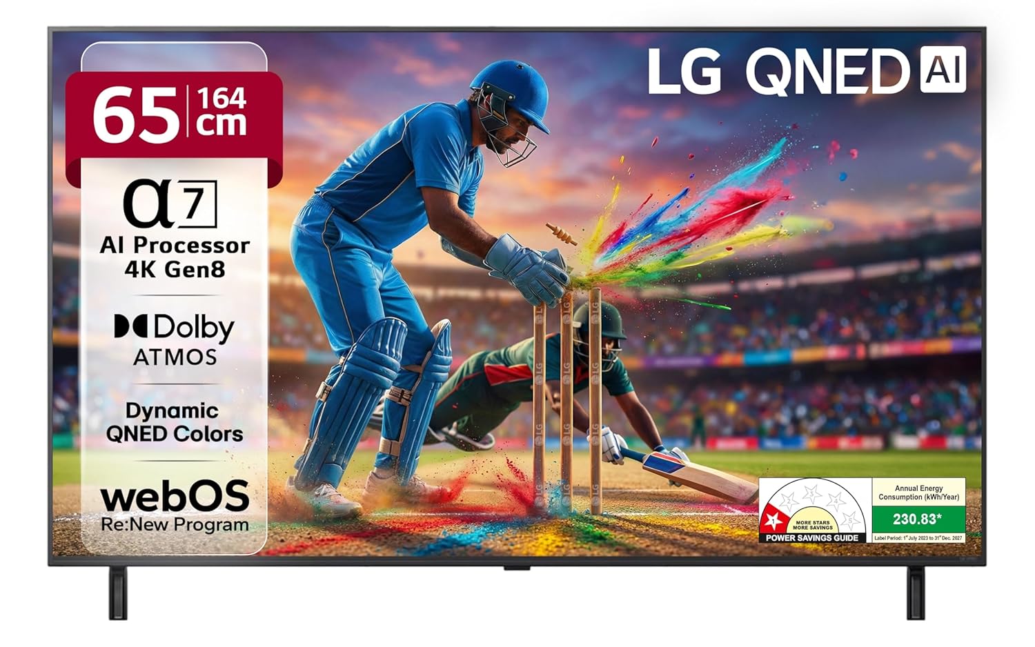 LG 65QNED8AA6A 65 QNED 8AA AI Series 4K Ultra HD Smart TV with webOS (3840 x 2160)