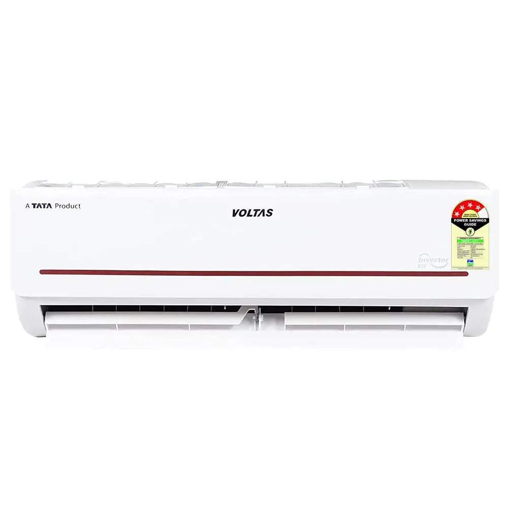 Voltas 1 Ton, 4 Star, Inverter Split AC(Copper, 4-in-1 Adjustable Mode, Anti-dust Filter, 2023 Model, 125V DAZP, White)