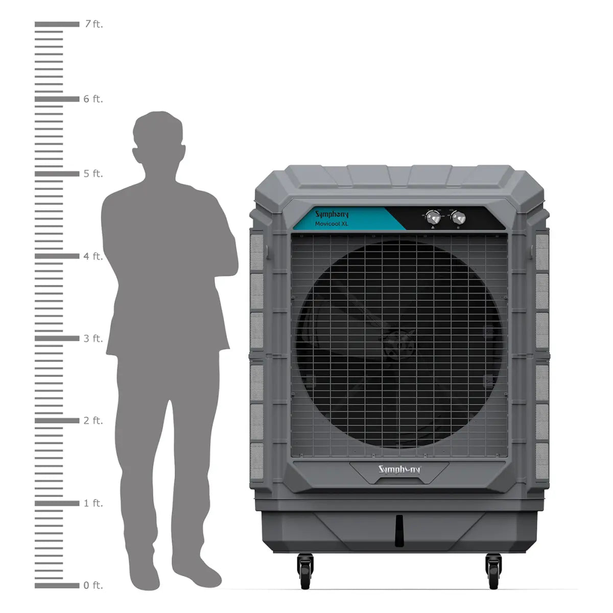 Symphony Modular cooler Movicool XL 100 (100-litres) Grey