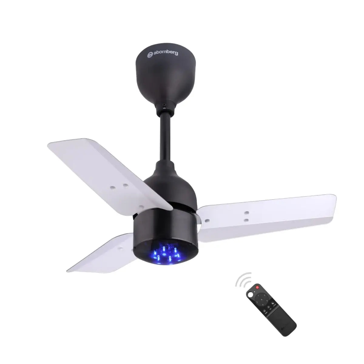 atomberg Renesa 600mm BLDC motor Energy Saving Ceiling Fan with Remote Control (White Black)