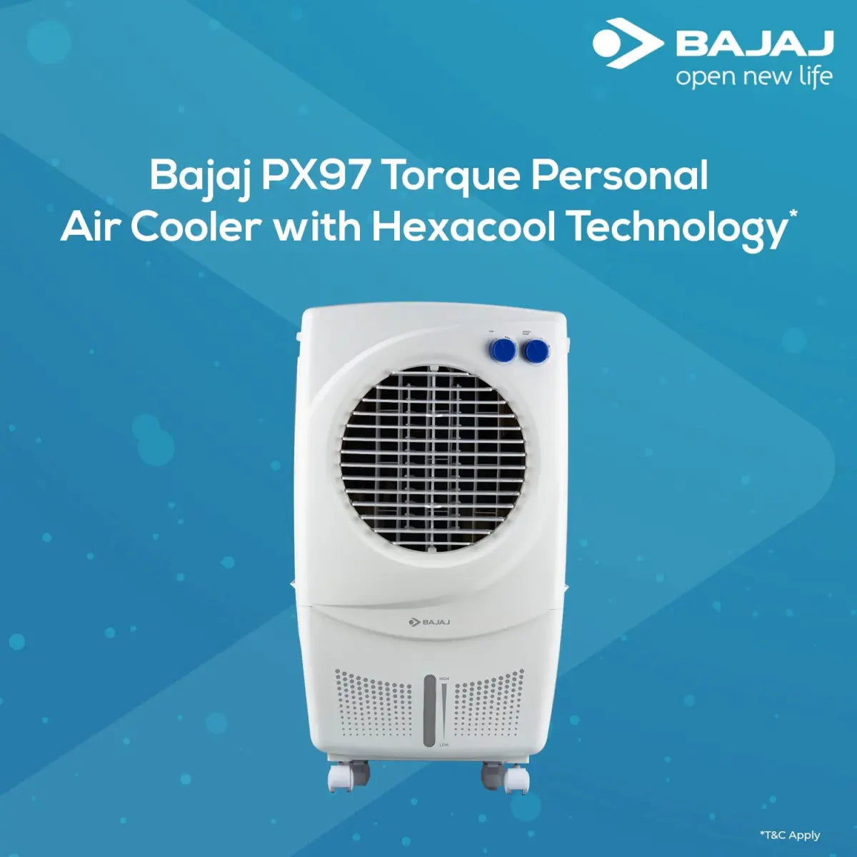 Bajaj PMH 36 Torque 36L Personal Air Cooler White