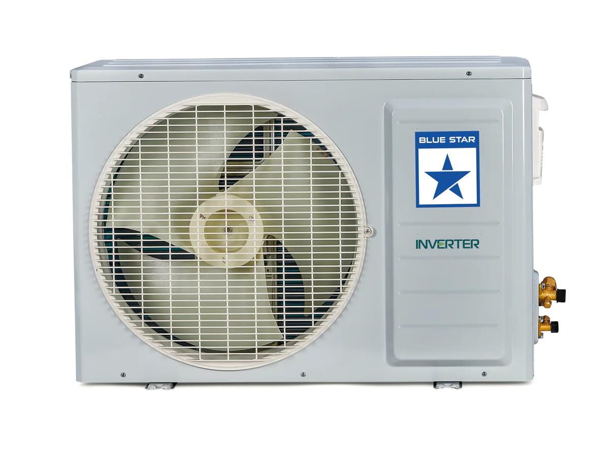 Blue Star 2 Ton 3 Star Split Inverter AC (Turbo Cool, Hexa Inverter Technology, 5-in-1 Convertible Cooling, Comfort Sleep, Energy Saver, IB324TKU, Copper Condenser) White