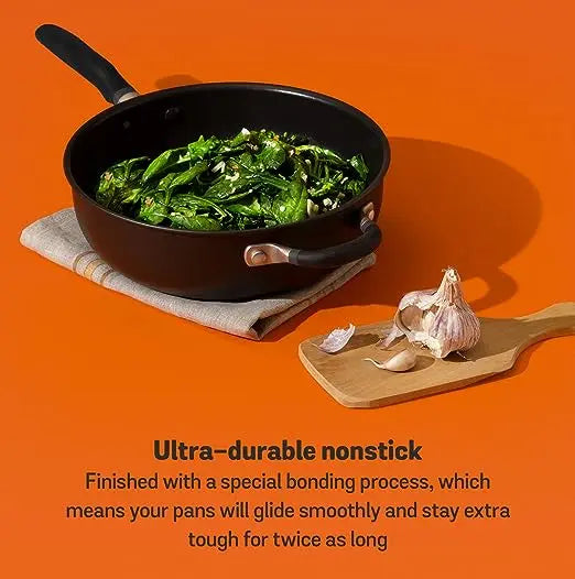 Meyer Accent Series Non-stick Chef's Pan Gas and Induction Base 81217 26cm Matte Black