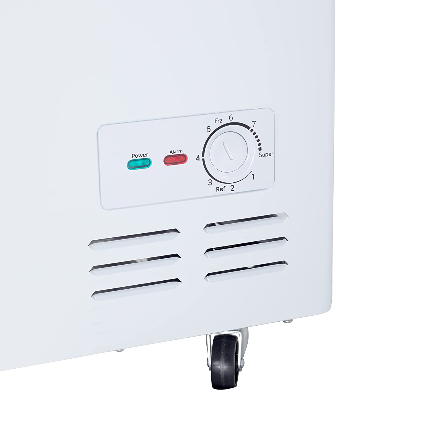 Haier HFC-500DM5-5 star rating double door hard top model, Convertible with Inside metal liner, White