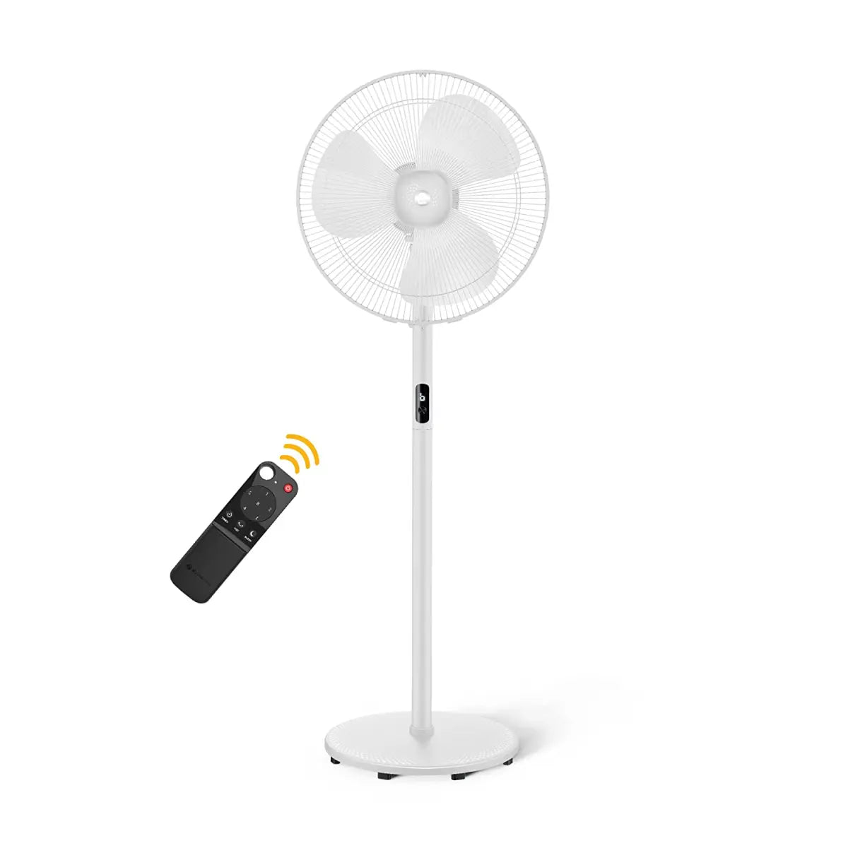atomberg Renesa 400mm டேபிள் பீடம் 2 இன் 1 ஸ்விங் ஃபேன் BLDC மோட்டார் ரிமோட் கண்ட்ரோலுடன் (வெள்ளை)