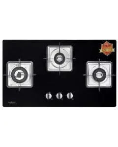 Hindware Rosia cooktop 3 Burner LP Gas Stove 76 cm