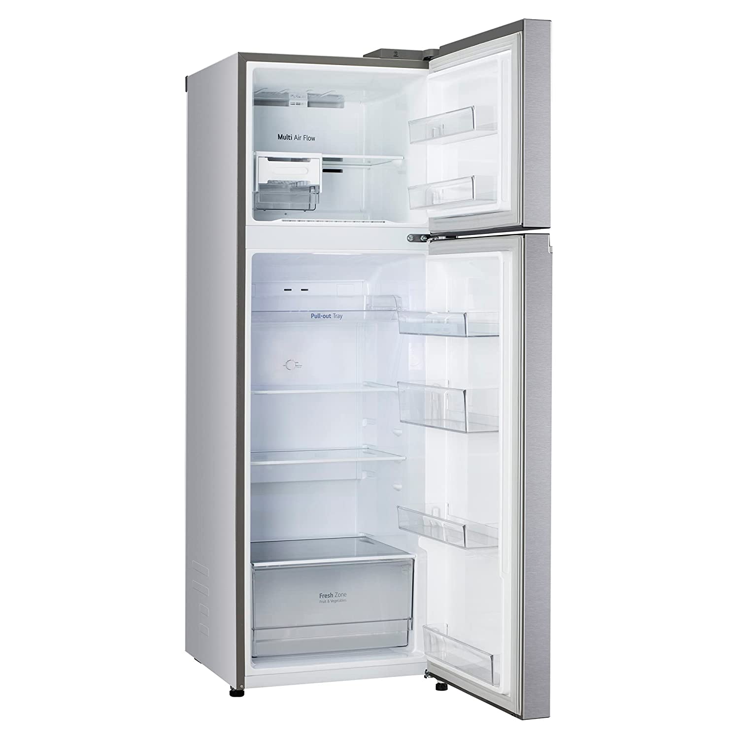 LG 272 L 2 Star Double Door Refrigerator GL-N312SDSY ‎Dazzle Steel