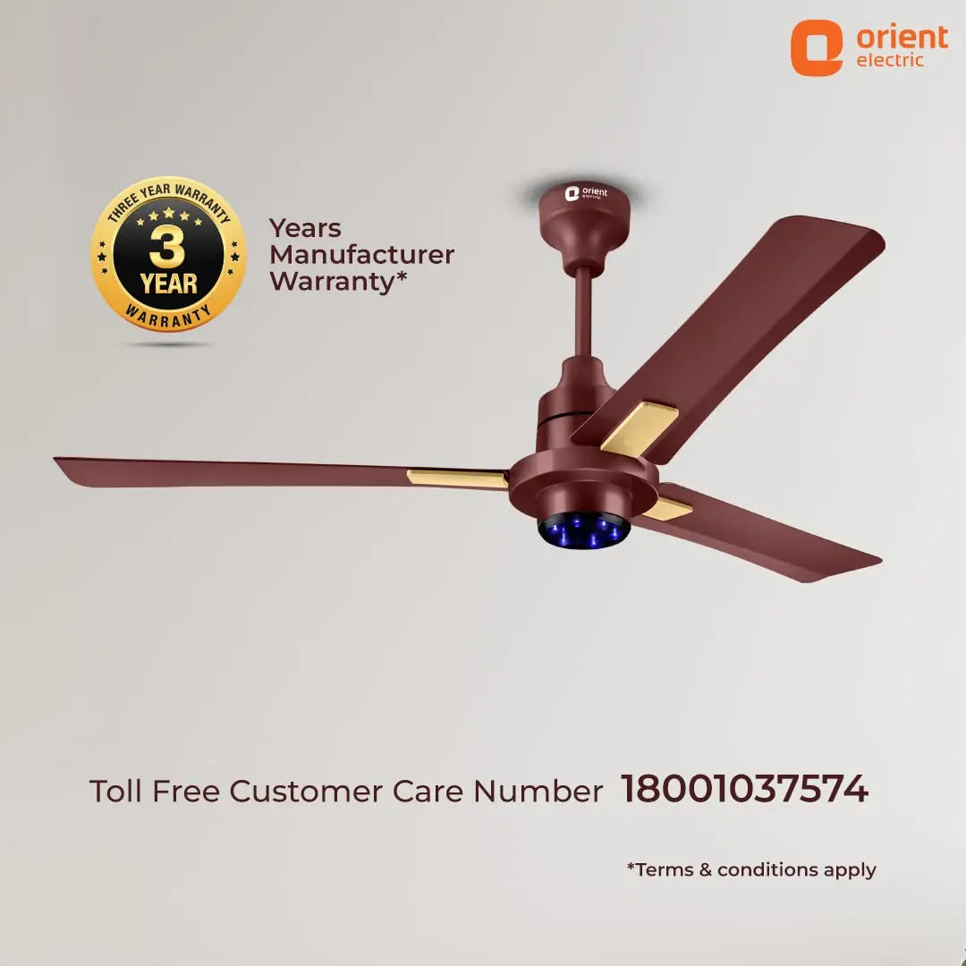 Orient Electric I-Tome Smart BLDC fan 1200mm Brown