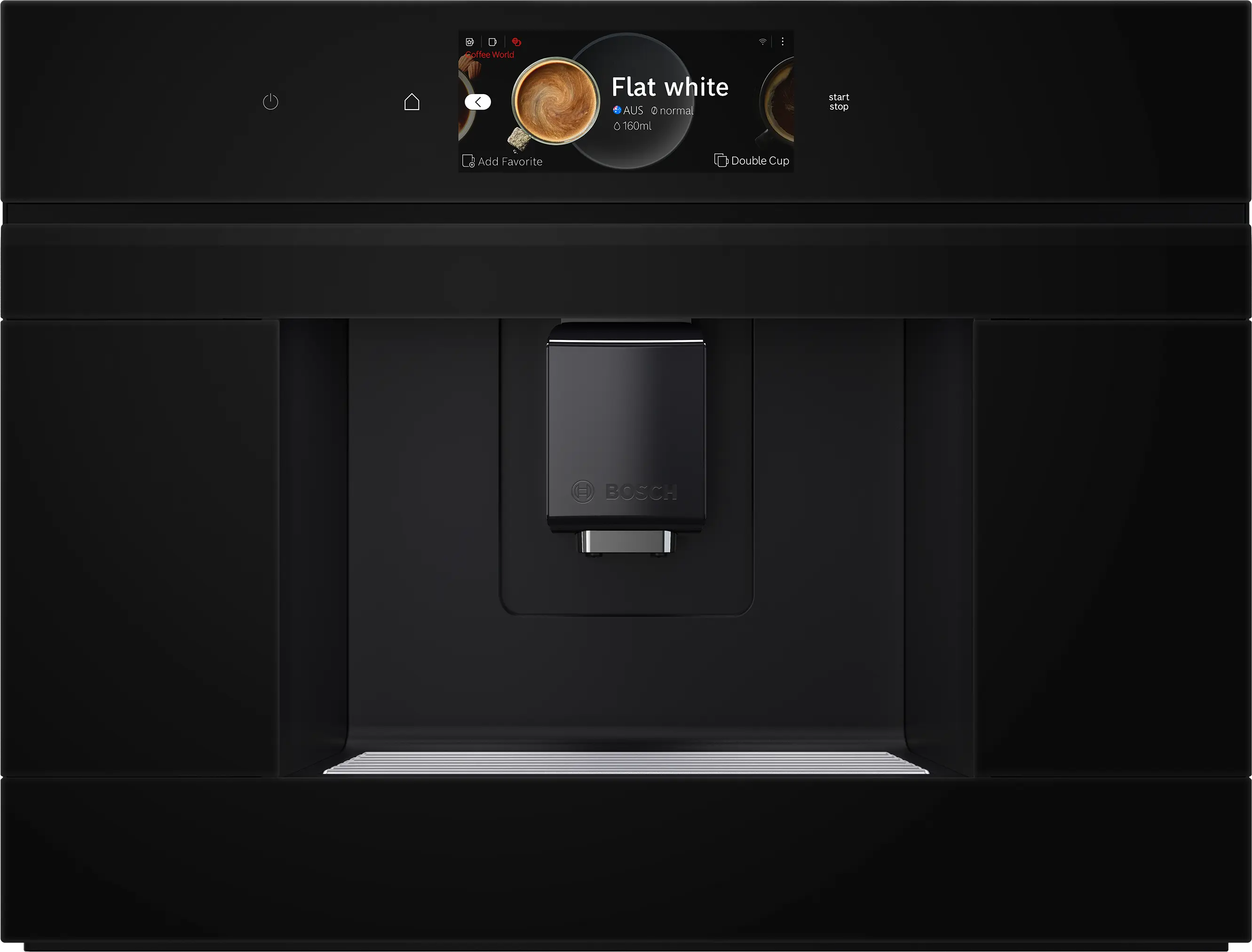 Bosch CTL7181B0 Built-In Coffee Machine Black, Removable Water Tank - Fully Automatic