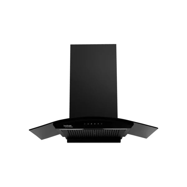 Hindware Chimney Zelda Autoclean 60cm Wall Mounted Black With Motion Sensor