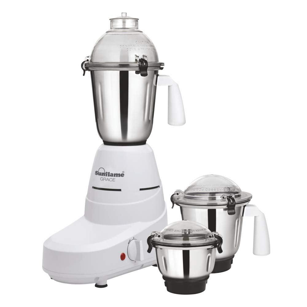 Sunflame MG Grace 600 W 600 watt (White/3 Jars)