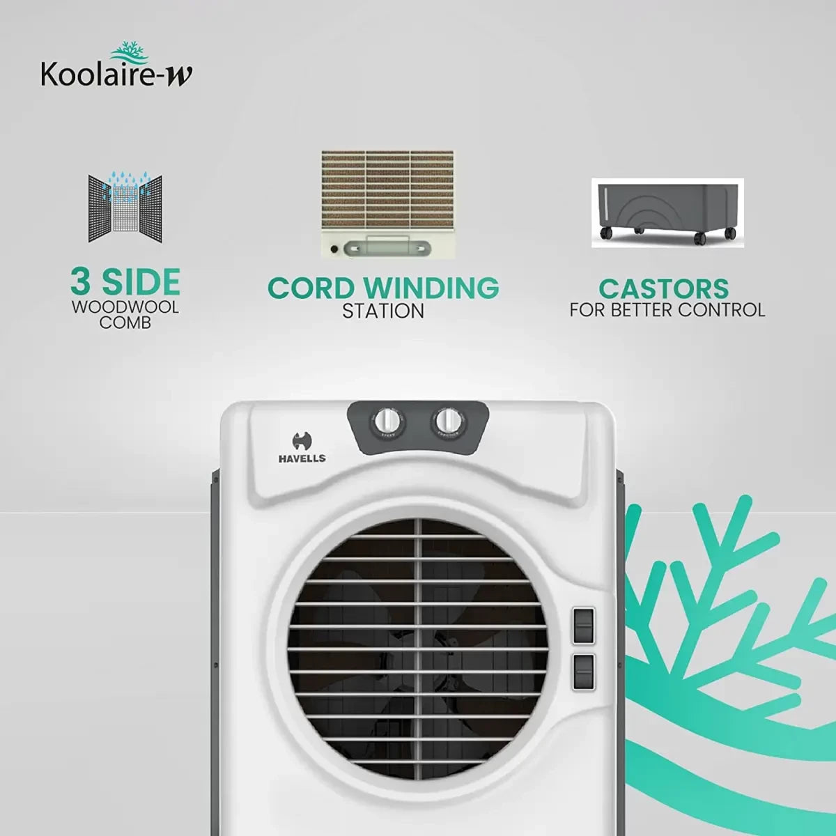 Havells Koolaire-W 51L 220W Desert Cooler, Ghracaaw050