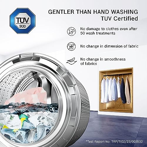 Bosch 7 kg 5 Star Fully-Automatic Front Loading Washing Machine (WAJ24266IN, Silver, AI active water plus, In-Built Heater, BLDC Inverter motor, Steam)