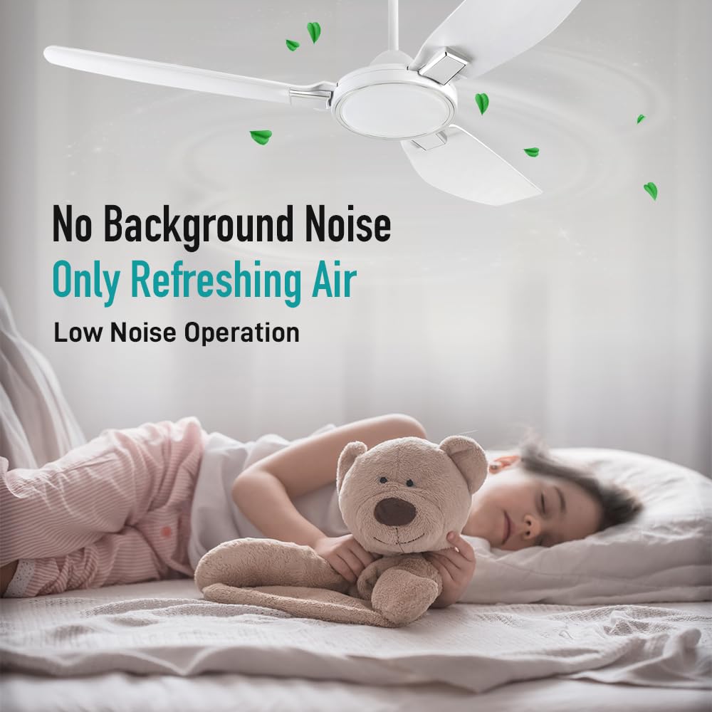 KUHL Brise Plus E3 1320 mm 65% Power Saving BLDC Ceiling Fan | BEE 5 Star Rated & ISI Marked | High Air Flow White