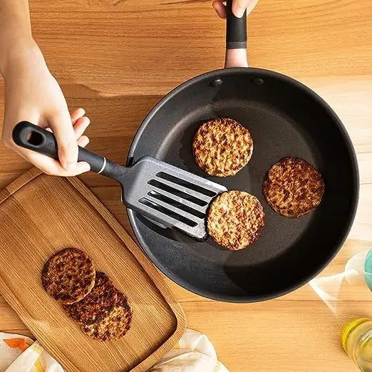 Meyer Accent Nonstick Open Frying Pan Gas and Induction Base 81218 20cm Matte Black