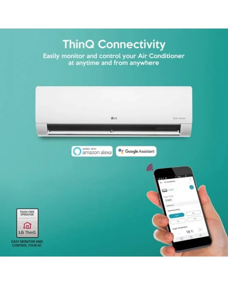 LG Air Conditioner S3NZ12JM3FA 1 Ton Wall Mounted White