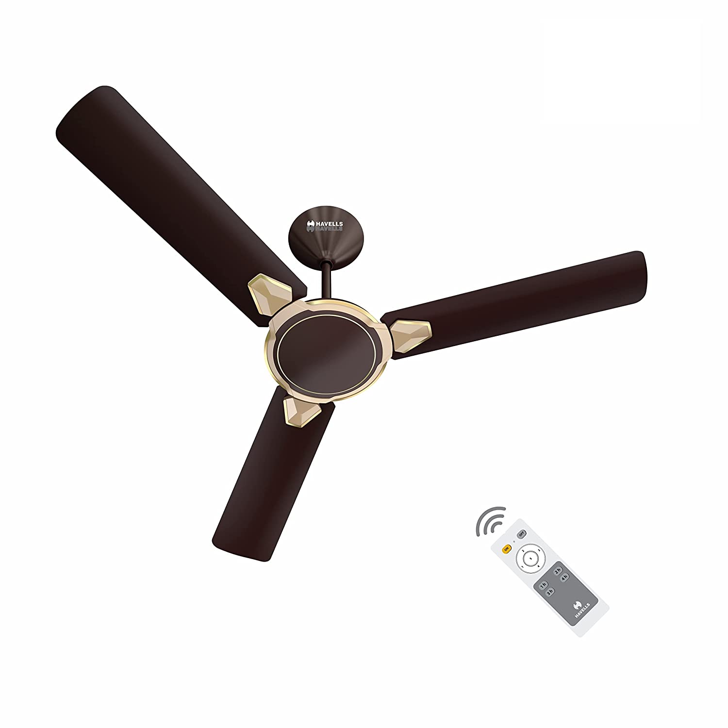 Havells Equs 1200mm BLDC Ceiling Fan Smoke Brown