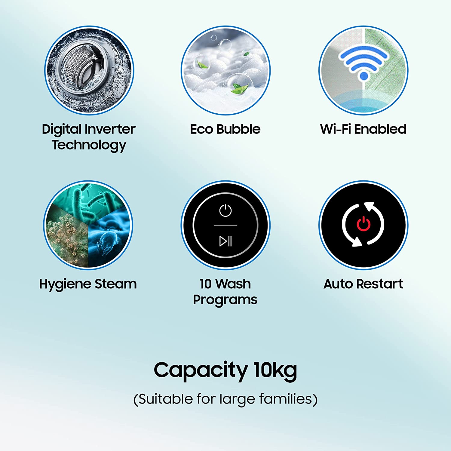 Samsung 10 Kg '5 star Ecobubble™ Wi-Fi Inverter Fully Automatic Top Load Washing Machine (WA10BG4686BRTL, Rose Brown), Bubble Storm & Super Speed technology