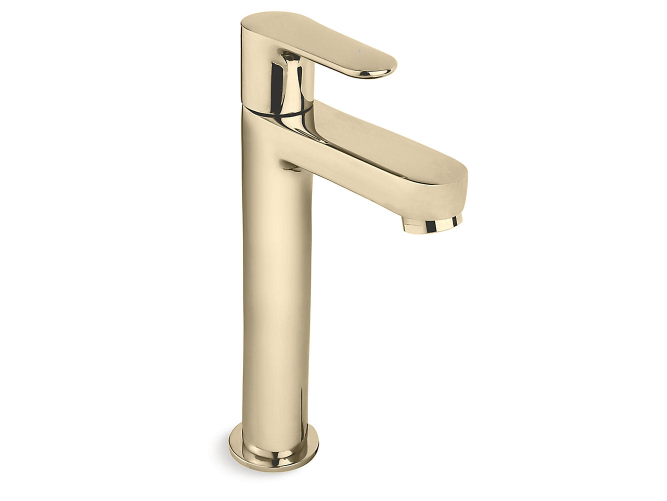 kohler K-11543IN-4-AF Tall pillar tap in french gold
