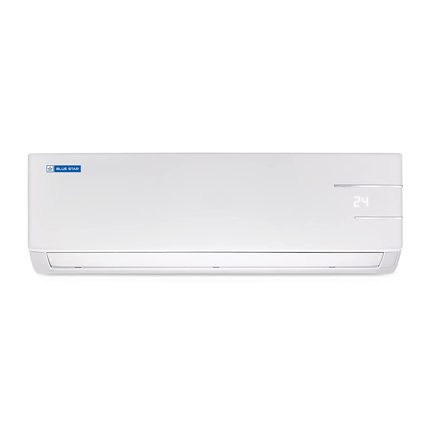 Blue Star 1.5 Ton 2 Star Fixed Speed Split AC (Copper, Anti Corrosive Gold Fins, Dry Mode, Eco Mode, Hidden Display, Self Diagnosis, Stabiliser Free Operation, Turbo Cool, 2023 Model, FA218YNU,White)