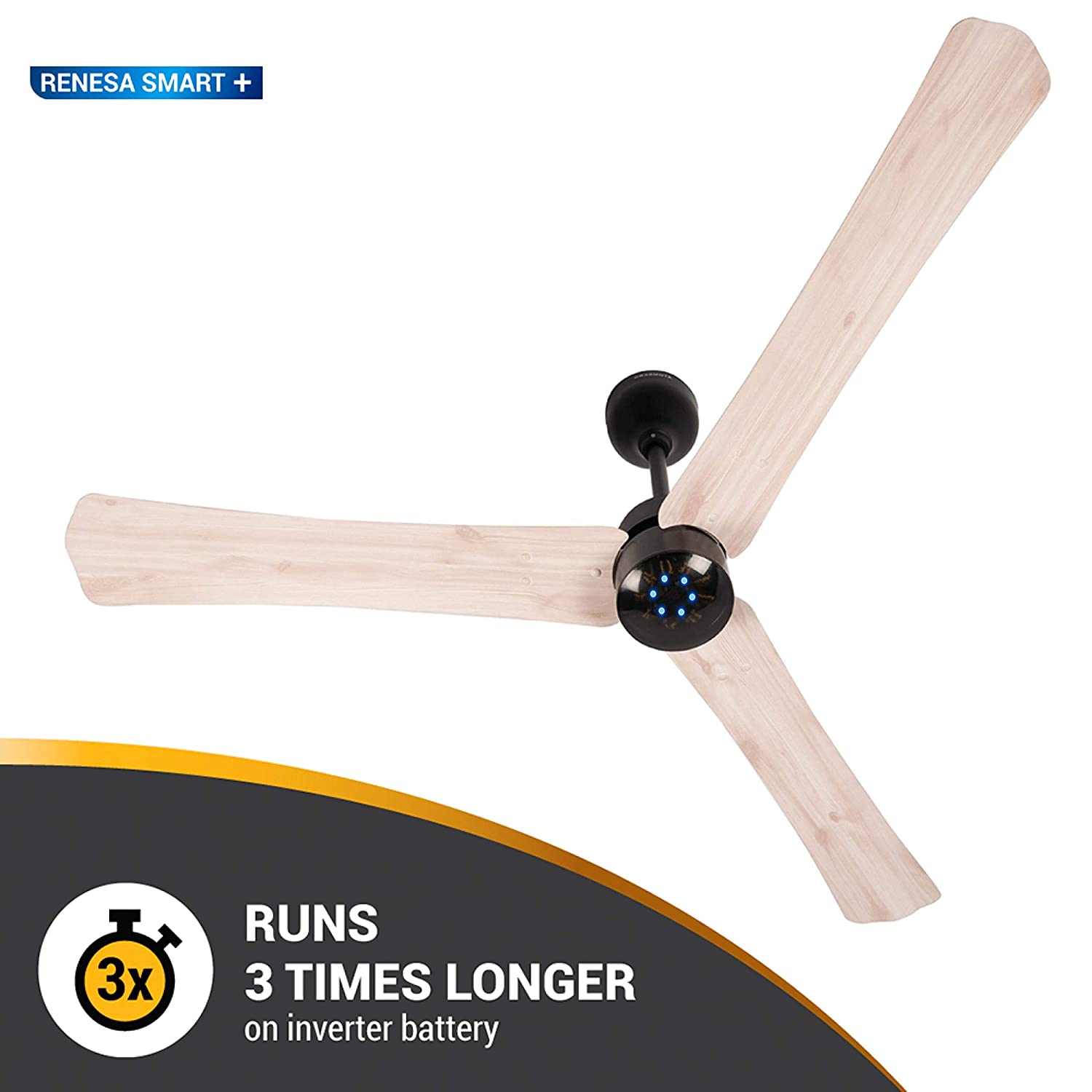 atomberg Renesa 1200mm BLDC மோட்டார் இயற்கை ஓக் மர விசிறி