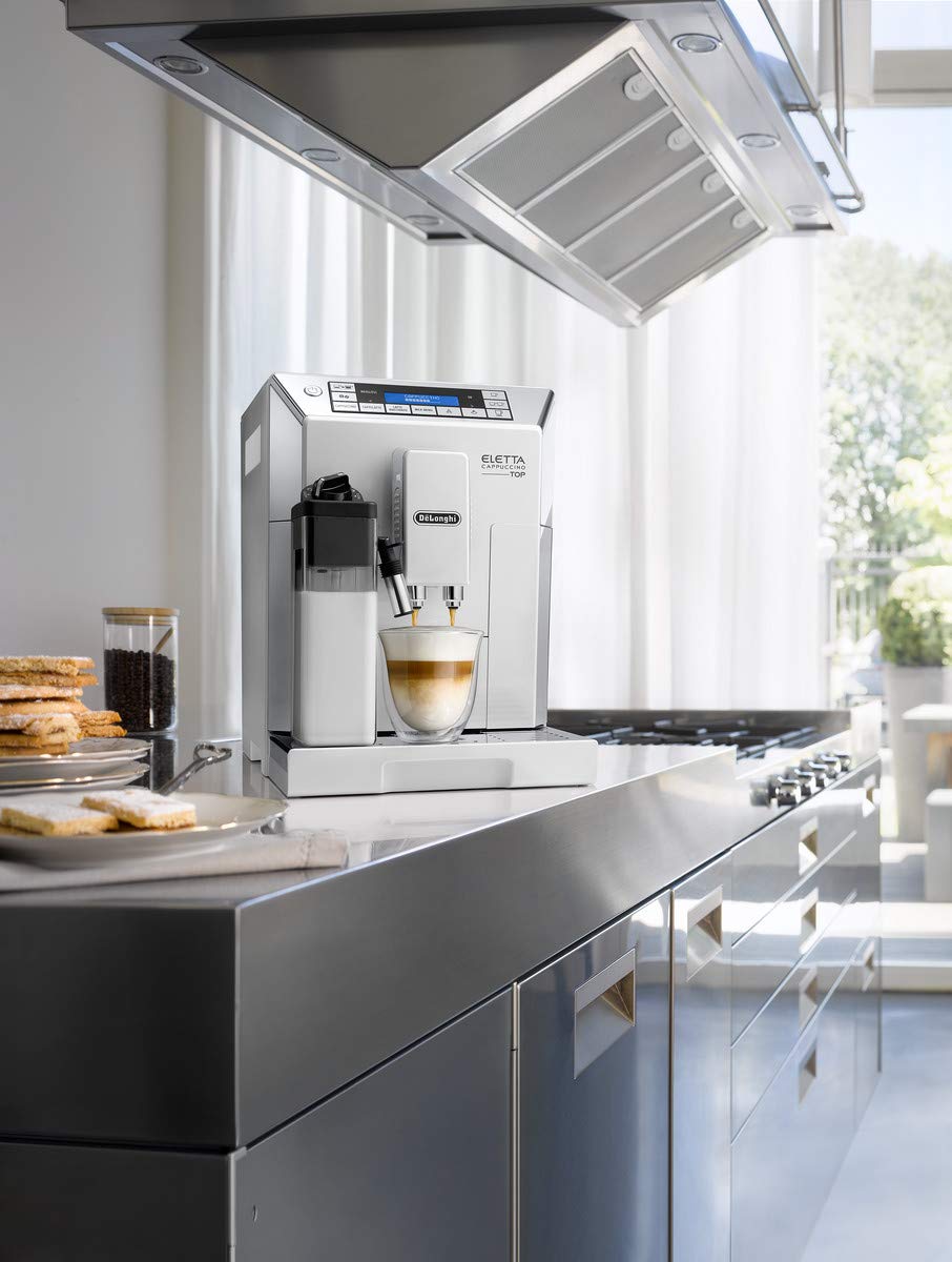 DeLonghi ECAM 45.760.W/Eletta Cappuccino Top Fully Automatic Espresso Machine