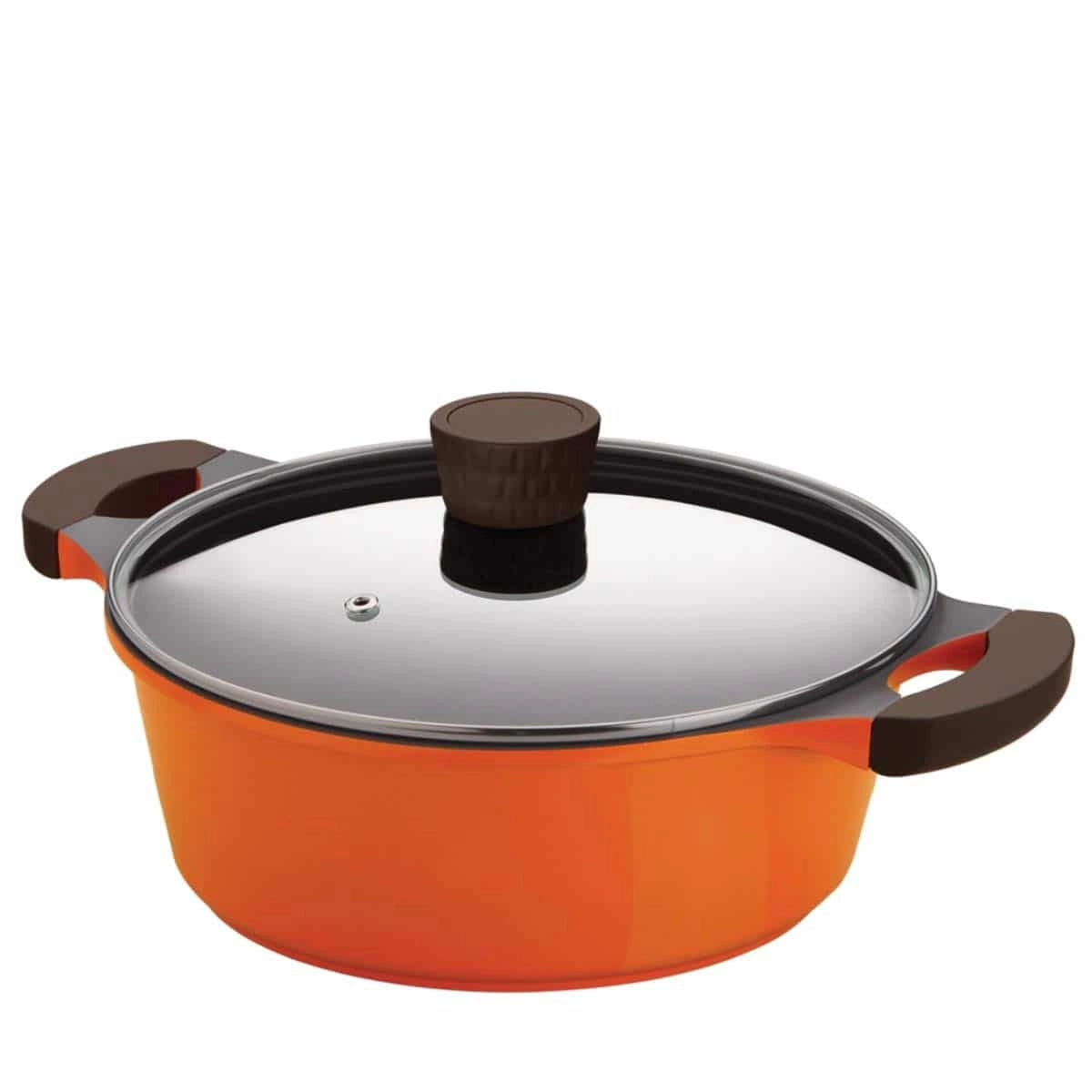 Alda Casserole Die Cast Premium Non-Stick - 20CM, Red