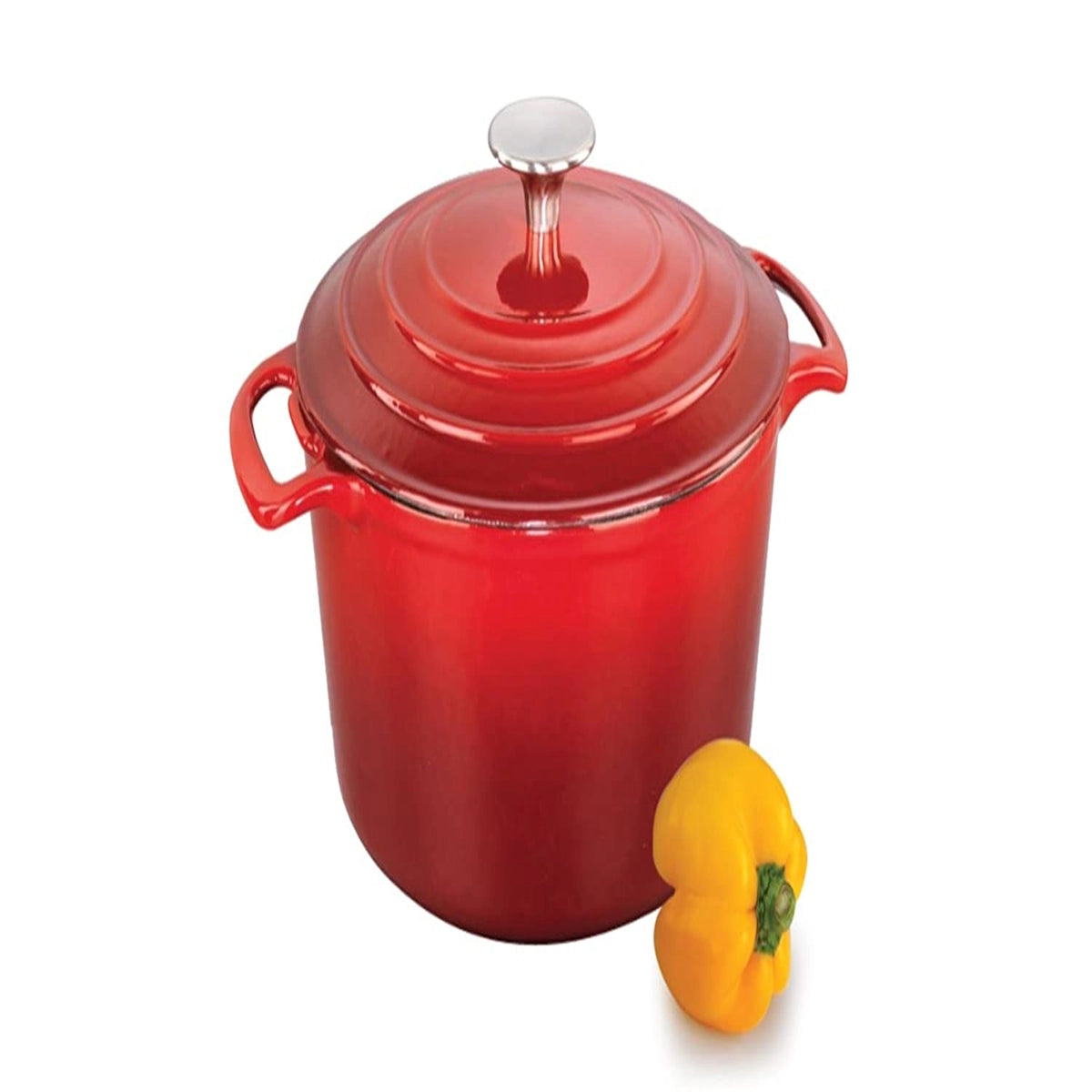 Alda Casserole Enameled Cast Iron - 20CM, Red
