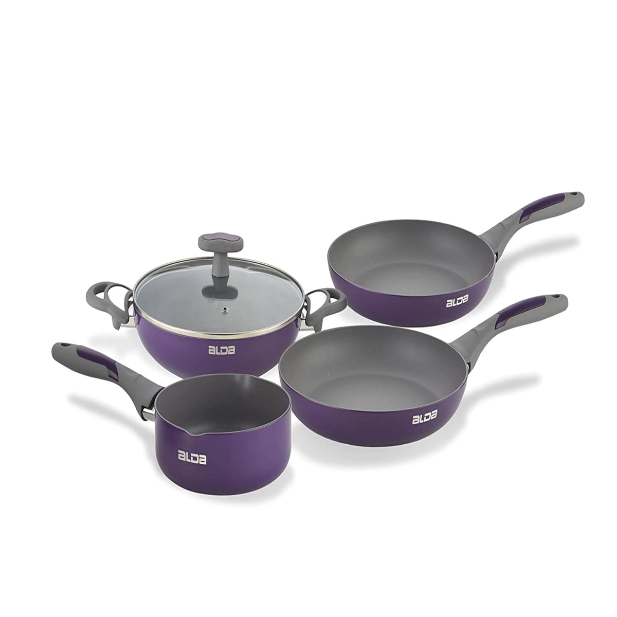 Alda Purple Non Stick GIFT SETS - 5pcs, Purple