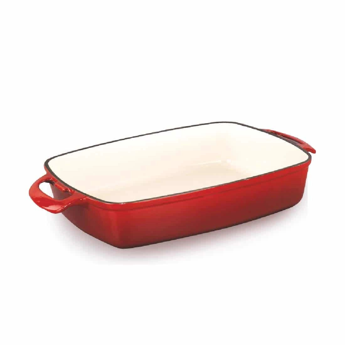 Alda Roaster Enameled Cast Iron - 30cm, Red