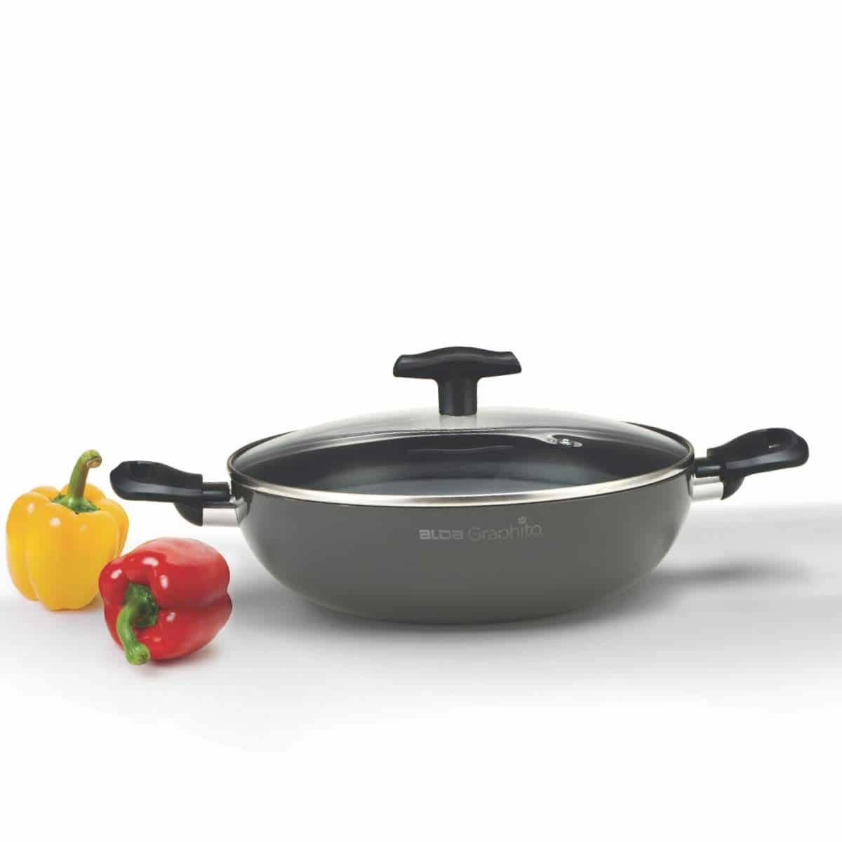 Alda Wok Pan Graphito Non-Stick - 20CM, Black
