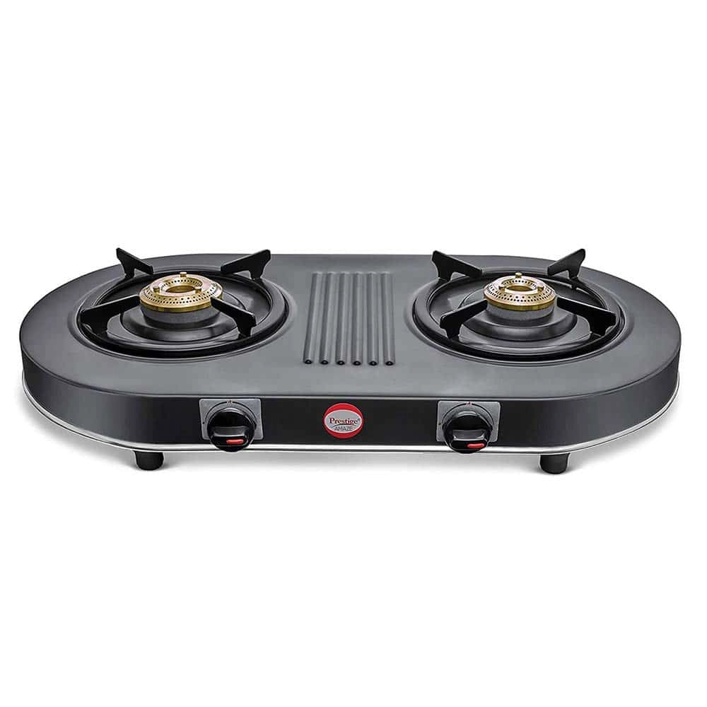 Prestige Amaze 2 Burner Regular Black Gas Stove