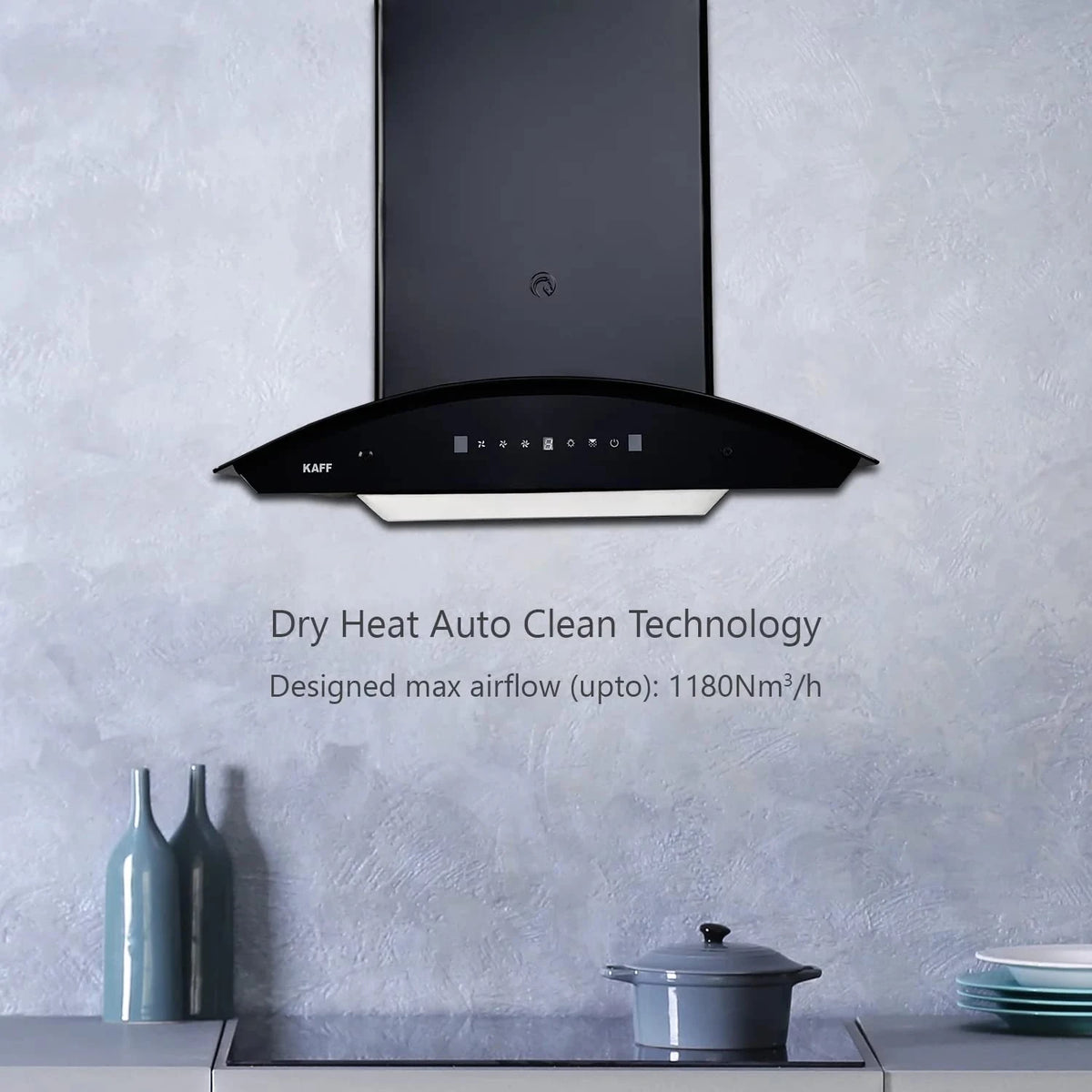 Kaff Prima DHC 90 Cm Chimney for Kitchen