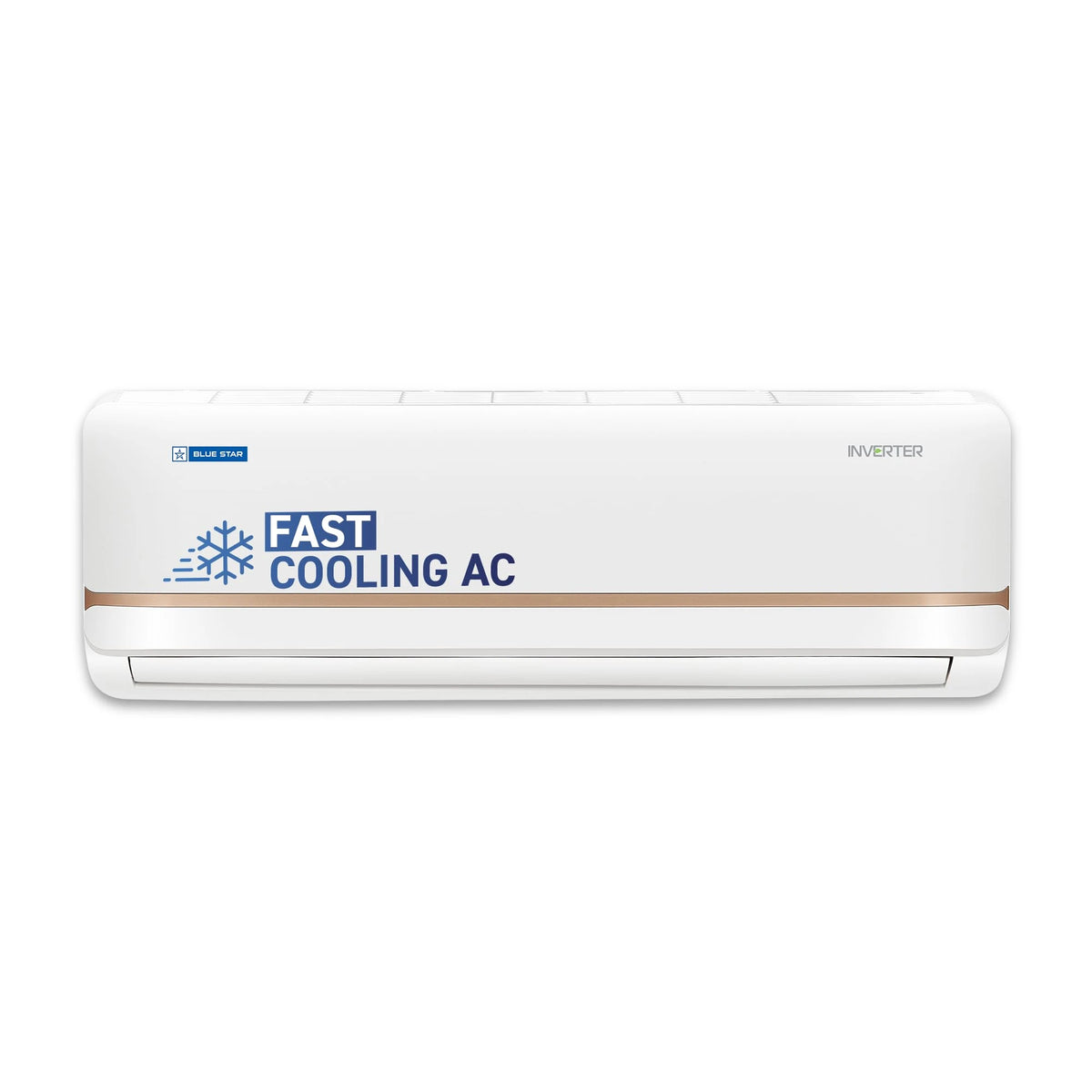 Blue Star 0.8 Ton 3 Star, Inverter Split AC (Copper,Convertible 5 in 1 Cooling, Multi Sensors, Dust Filter Blue Fins, Self Diagnosis, IA309TNU, White)
