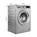 Voltas Beko 6.5kg, Inverter, 5 Star Front Load Washing Machine (WFL6512VTSS, Silver), Steam Wash,Stain Expert