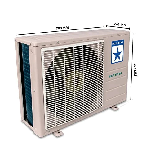 Blue Star 1 Ton 3 Star Inverter Split Ac (Copper, Convertible 4-In-1 Cooling Mode, Ia312Inu, White)