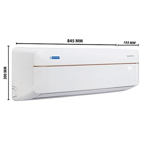 Blue Star 1.0 Ton 3 Star Split System Inv SAC (Copper, IA312VNU, 2022, Duo FInish (Matt-Gloss) White)