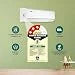 Blue Star 1.5 Ton 3 Star 5 in 1 Convertible Inverter Split AC (Copper, Multi Sensors, Stabalizer Free Operation, Self Diagnosis, IA318FNU, White)