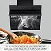 Glen Auto Clean Glass Filterless Chimney With Touch Controls With Motion Sensor, Wave And Start 1200 M3/H 60Cm, 1 Year On Product, 5 Year On Motor, Black (6073SXAC60)