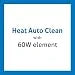 Glen Auto Clean Glass Filterless Chimney With Touch Controls With Motion Sensor, Wave And Start 1200 M3/H 60Cm, 1 Year On Product, 5 Year On Motor, Black (6073SXAC60)