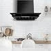 Glen Chimney Auto Clean Glass Filter less Kitchen Chimney With Motion Sensor, 1200 m3/h (CH6062SLBLAC60)