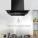 Glen Chimney Auto Clean Glass Filter less Kitchen Chimney With Motion Sensor, 1200 m3/h (CH6062SLBLAC60)