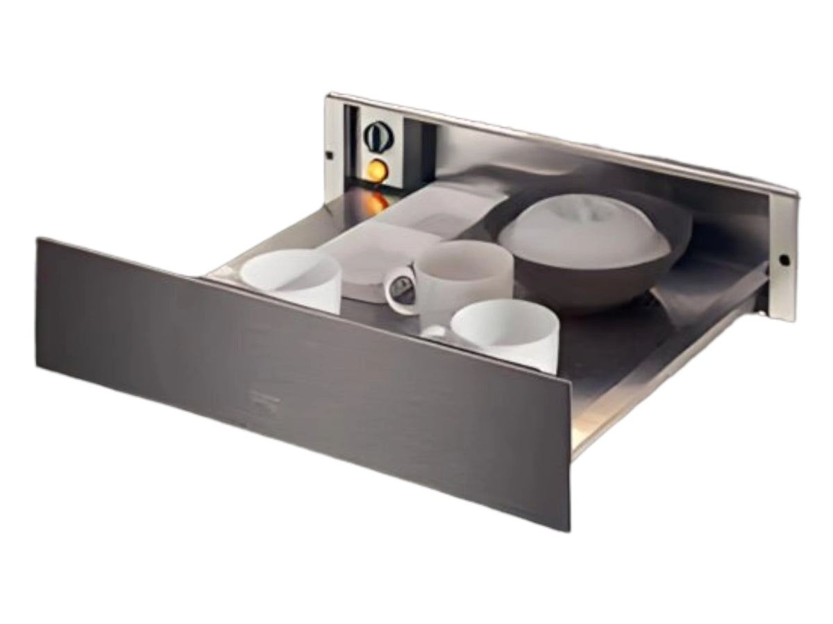 KAFF KWDA-14 Built-in Dishwarmer Drawer | Black Glass Appearance | Sensor Touch Control with Timer | 60cm Width 14cm Height Warming Drawer