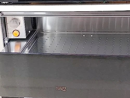 KAFF KWDA-14 Built-in Dishwarmer Drawer | Black Glass Appearance | Sensor Touch Control with Timer | 60cm Width 14cm Height Warming Drawer