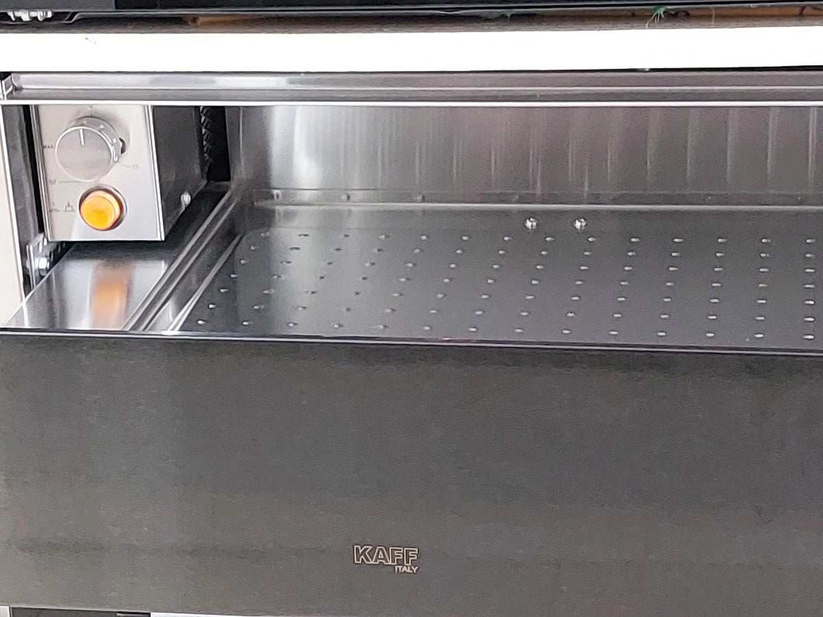 KAFF KWDA-14 Built-in Dishwarmer Drawer | Black Glass Appearance | Sensor Touch Control with Timer | 60cm Width 14cm Height Warming Drawer