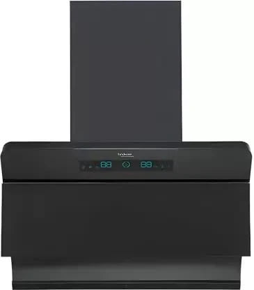Hindware FLORENCE 75 | Filterless | Turbo Mode | MaxX Suction 1550 m³/hr* | BLDC Motor | Auto Clean Wall Mounted Chimney (Black 1550 CMH)