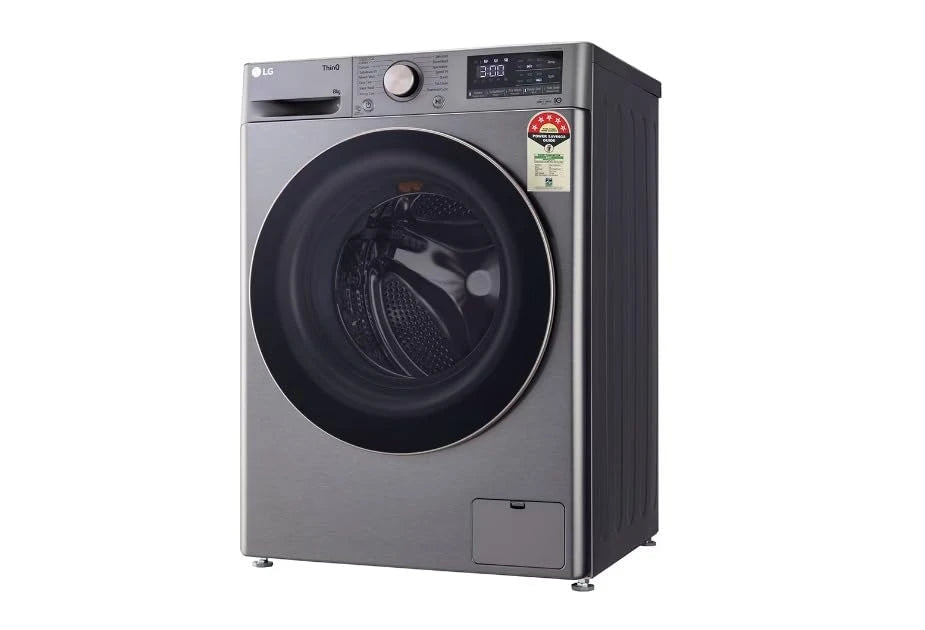 LG 8.0 Kg Front Load Washing Machine with AI Direct Drive Technology (Platinum Sliver)